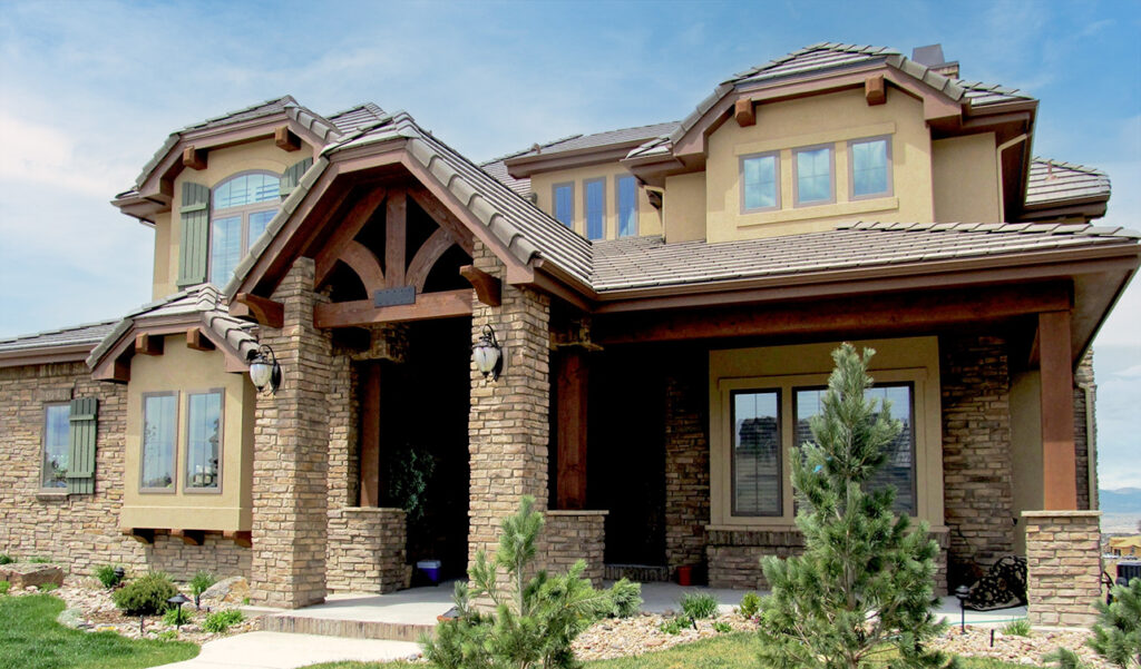 ledge on exterior home