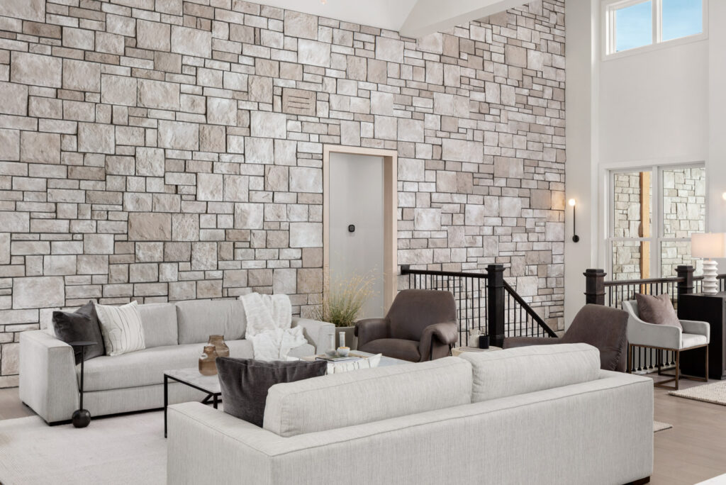 limestone wall interior