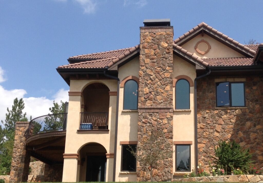 fieldstone on exterior of home