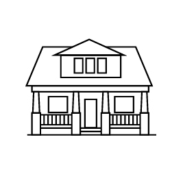 craftsman house icon