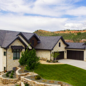 natural stone on exterior of home