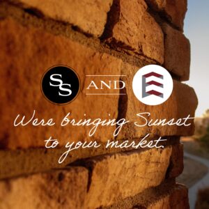 sunset stone and encompass building materials announce distributor partnership